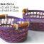 High Quality Colorful Bamboo Basket For Kitchen Storage