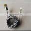 colourful braided micro v8 and I5 gold plated usb cable with aluminium alloy shell
