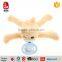 Enviromental material plush toys animal baby supplies pacifier clip