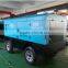 Trailer mounted portable diesel Air Compressor screw