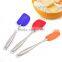 High Quality Kitchen Silicone Turner Spatula Scraper With Stainless Steel Handle Of Baking Tools