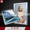 Wholesale advertisement aluminum frame signboard led slim snap frame light box