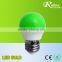 colour mini bulb140 degree glass led bulb e27 1W 2W 3W led colour mini bulb