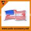 Hot selling america flag car badge with company logo