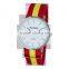 Hot Selling Men's Slim Watch with Nylon Watch bands
