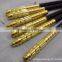 high quantity golden pen gift luxury metal gold plated pen