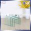 Modern bent glass coffee table with SGS certificates