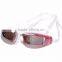High quality factory price waterproof anti fog swimming glasses, swimming goggles electroplated design
