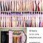 100% Natural Human hair Remy Hair Color Ring Color Chart Color Swatch