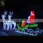 LED Acrylic Reindeer Sleigh