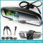 OEM parking sensors rear view mirror with auto brightness 4.3 inch lcd monitor