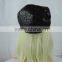 Fashion black sequined baseball cap leisure cap
