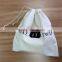 Hot Sale 100% Cotton Muslin Drawstring Bags