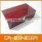 High quality customized made-in-china delicate red wooden whisky box (ZDS-SE091)
