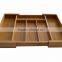 BH009/ Sturdy Saving Space Expandable Bamboo Kitchen Drawer Organizer