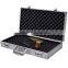 New Aluminum Framed Locking Gun Pistol HandGun Lock Box Hard Storage Carry Case
