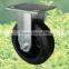 125mm Swivel Hardware Caster,Industrial Black Rubber Wheel