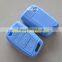V 3 button smart key pack (light blue) silica gel