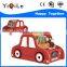 Kindergarten furniture children cabinet children bookshelf with cartoon design