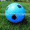 Bulk Green & Black Plastic Type PVC Soccer Balls For Promotion