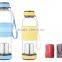 220ml Clear Glass Fruit Infuser Water Bottle