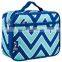 durable sturdy insulated lunch bag with one zippered front pocket