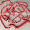 RED SILICONE COOLANT/HEATER HOSE KIT FOR RENAULT SUPER 5 GT TURBO PHASE 1 1985-1987