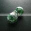 16mm round glass bottle dome with green coral vial pendant wish charm DIY jewelry supplies 1820263