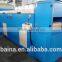 Making Large rubber profiles by extrusion microwave and hot air tunnel