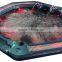 European system massage spa hot tub outdoor swim pool with led lights