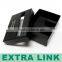 China Manufacturers Printing Custom Logo Black MDF Usb Flash Drive Gift Box, High Quality Electronic Packaging Box