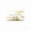 Engraved Zipper Slider And Tag For Bags