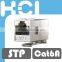 RJ45 Cat6A 180 Degree Shielded STP Die-Cast In-Line Coupler