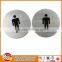 warning metal self-adhesive toilet wall door signs