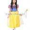 2015 New Girls Cinderella Dresses Children Snow White Princess Dress Rapunzel Aurora Kids Party Costume Clothes Free Shipping
