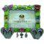 Hawaiian Slippers Beach Scene Poly Picture Frame With Charms