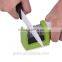 Two Stages (Diamond & Ceramic) Kitchen Knife Sharpener ,Sharpening Stone Household Knife Sharpener Kitchen Cutting Tools
