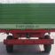 hot sale Euro style tractor use hydraulic 7Ton,heavy duty farm tipping trailer, rear and side tipping with CE
