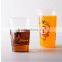 Printed customized logo plastic cup for wholesale