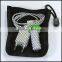 Wholesale Promotion Gift Small Polyester Pouch Earphone Cable and Jewelry Organizer Pouch