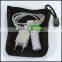 Easy to carry small pouch for earphone,earphone polyester bag