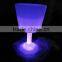PE plastic multicolor change battery operated led ice bucket/wine cooler