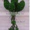 Artificial boxwood decorative topiary spiral tree foliage tree