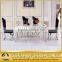 Concise Style Stainless Steel Fiber Dining Table Set
