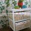 hot sale modern style white wooden cabinet with 2 drawer