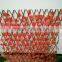 Artificial red maple leaf fence for garden decoration