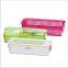 Qualified Customized colors square storage plastic basket with handle