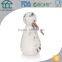 White Minimalist Concrete Woodpecker Ornament for home decor