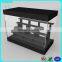 Top quality square box! Black base acrylic plane model display case, Custom Plexiglass case manufactory, wholesale acrylic box