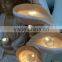 garden led light water fountain resin indian buddha statue